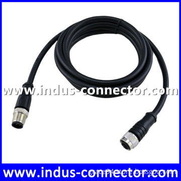 CE certificate Male to female cable to straight ip67 ip68 M12 connector cable